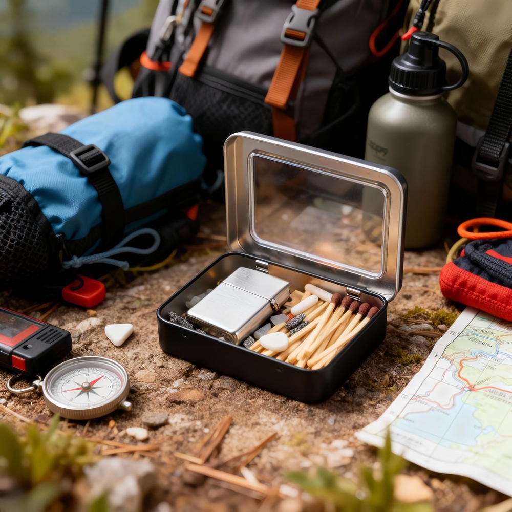 LJY 12 Pack Empty Rectangular Metal Storage Organizer Tins with Black+Window