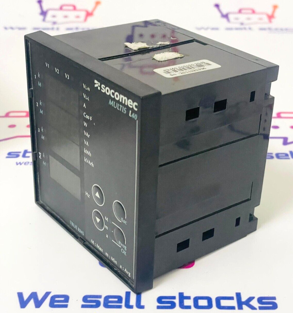 SOCOMEC MULTIS L40 Digital Multi Function Meter 192J9110