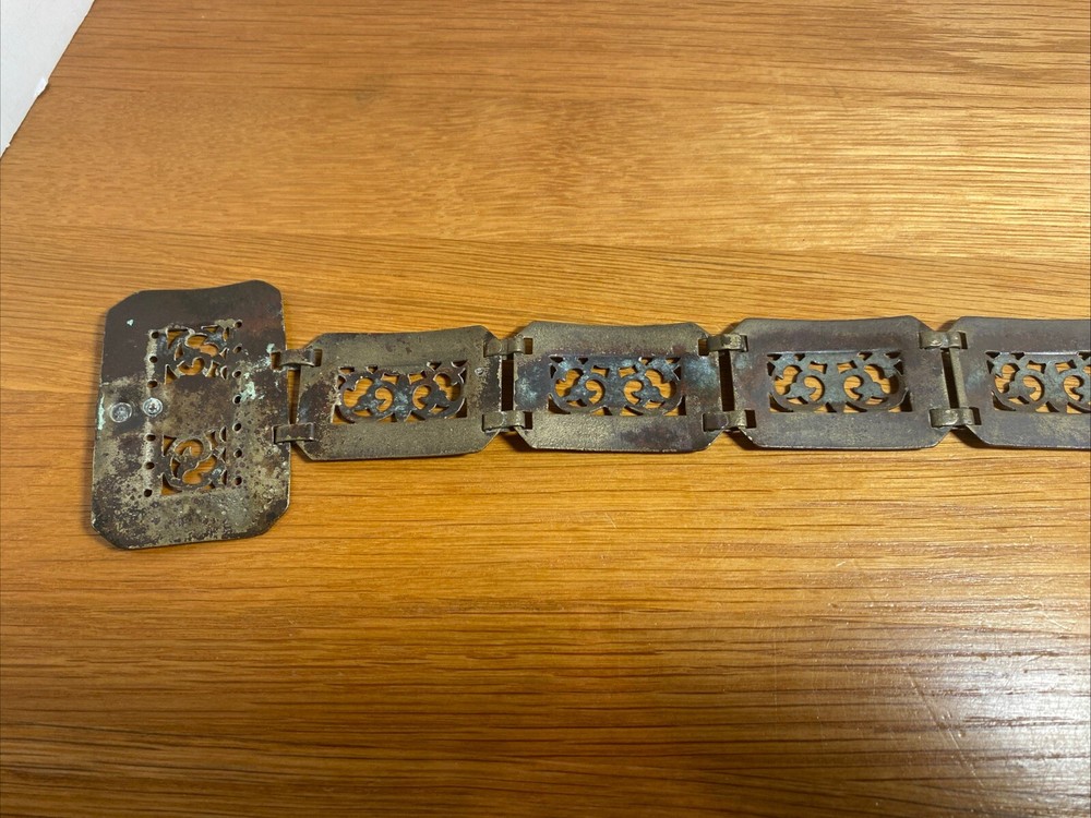 Vintage Metal EPNS Belt Ornate England