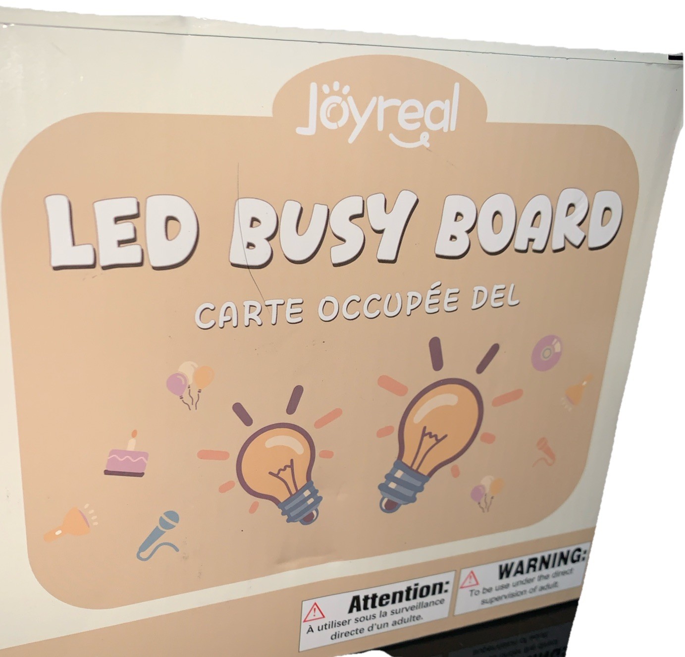 Joyreal Montessori Busy Board Educational Toys 1 2 3 Year Old