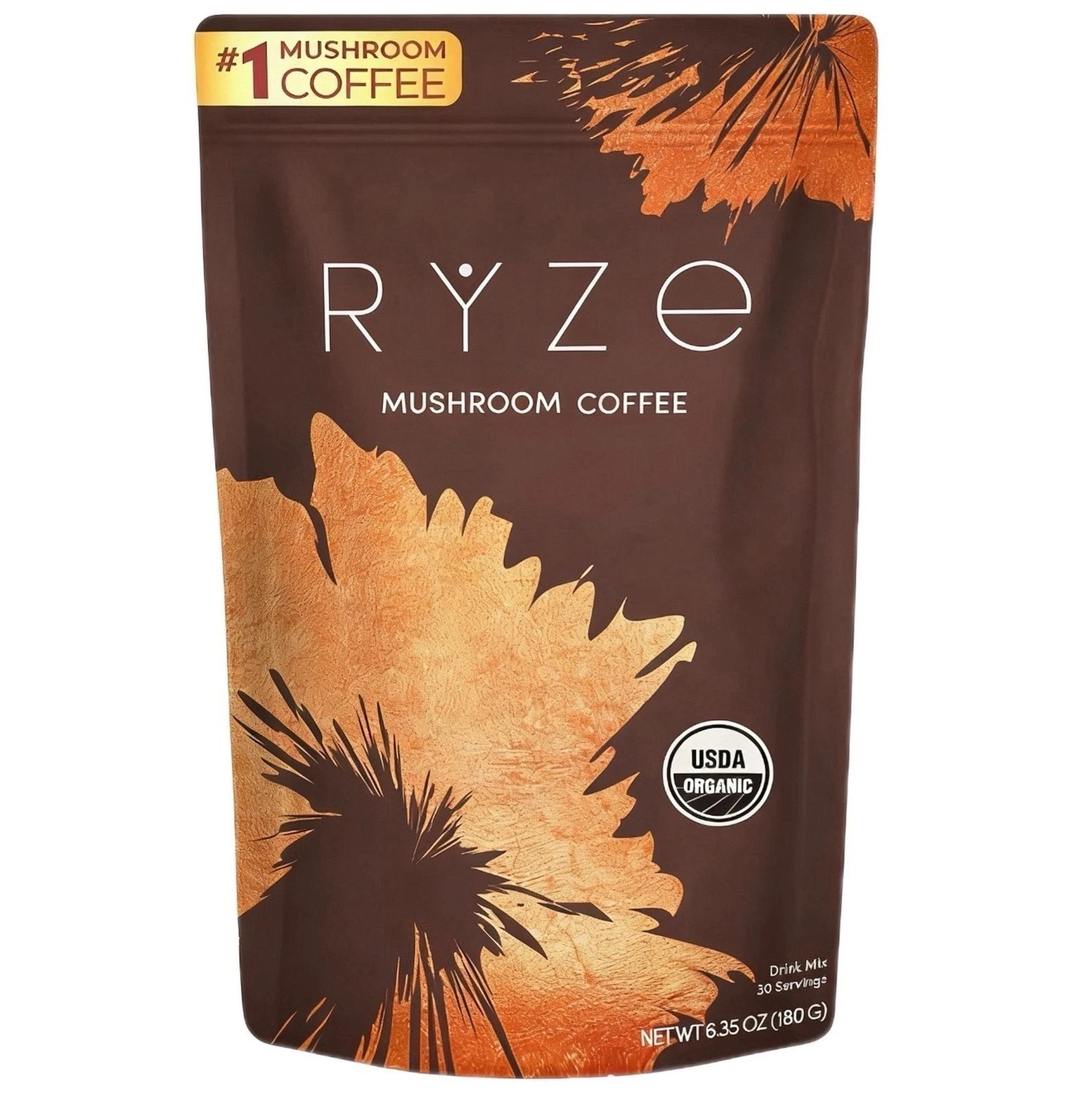 6/4/2PACK 2026 Ryze Mushroom Coffee Organic New 30 SERVINGS Instant Coffee
