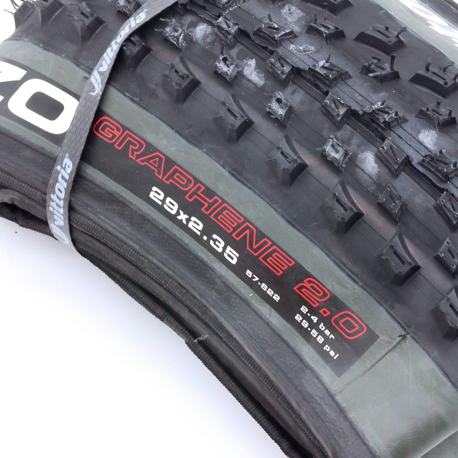 Vittoria e-Barzo XC-Trail 29x2.35 G2.0 4C Tubeless MTB Tire 120 TPI Anthracite