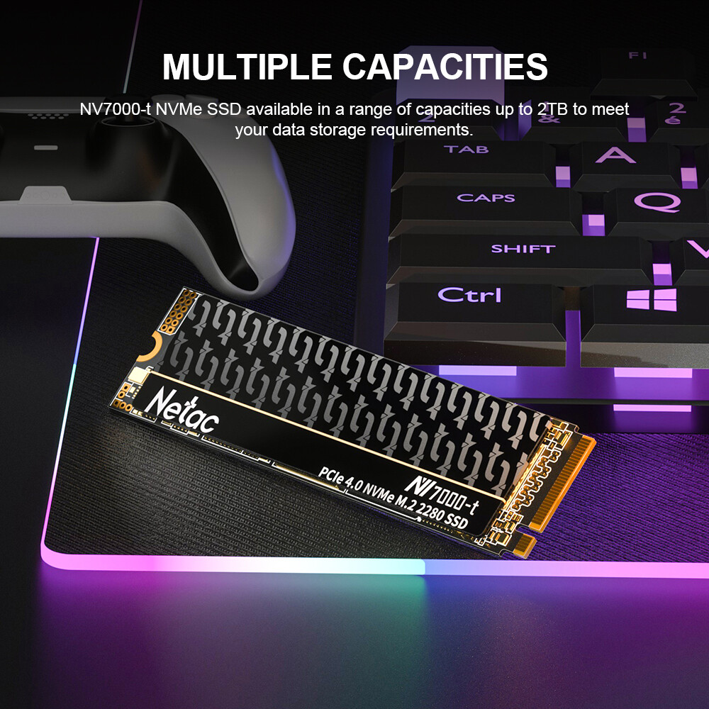 Netac 4TB 2TB 1TB 500GB M.2 PCIe SSD 2280 NVMe Internal Solid State Drive lot