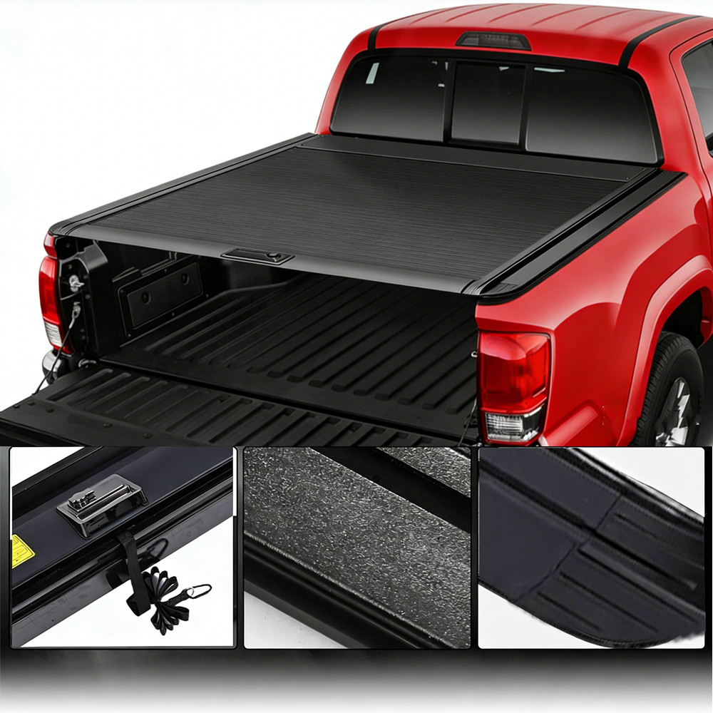 5.8FT Truck Retractable Hard Tonneau Cover For GMC Sierra Silverado 1500 14-26