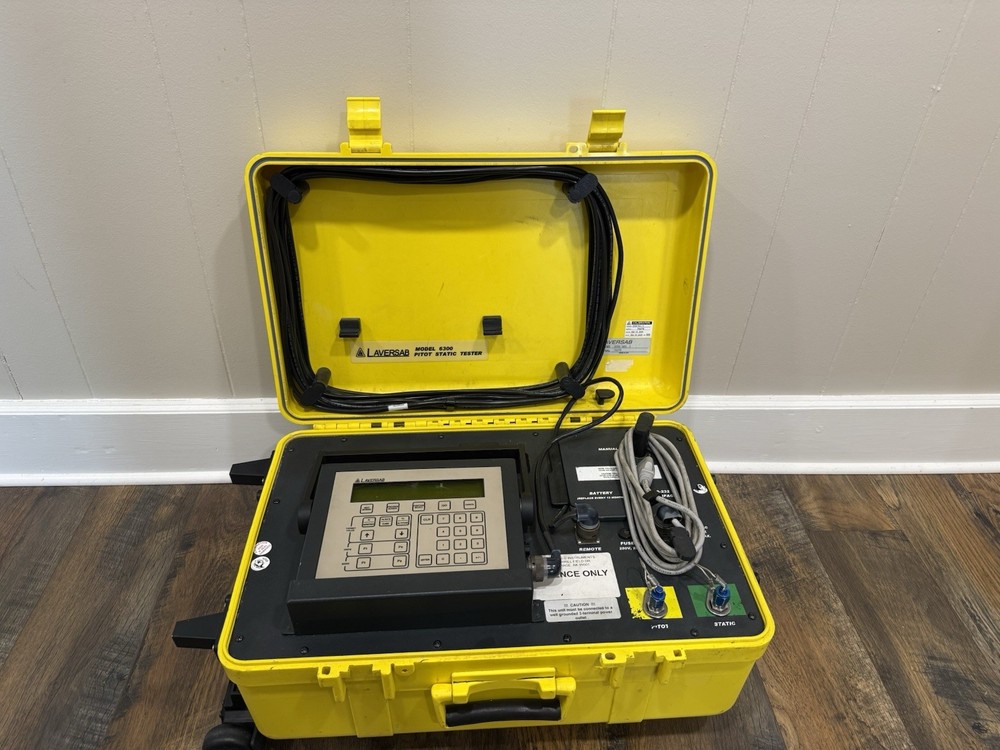 Laversab 6300 REV C RVSM Pitot Static Tester