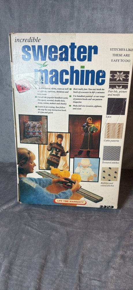 Bond Sweater Machine Single Bed Knitting Machine TV Model with Box