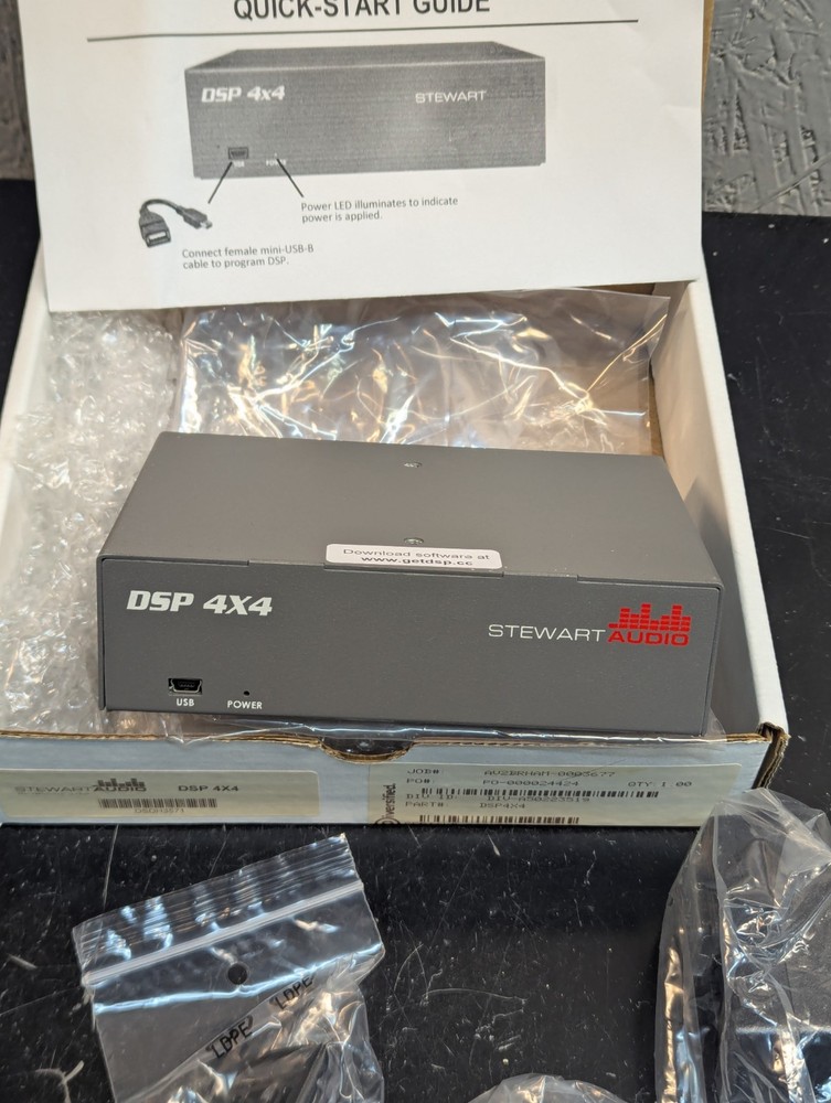 Stewart Audio DSP 4x4 Digital Signal Processor DSP4X4