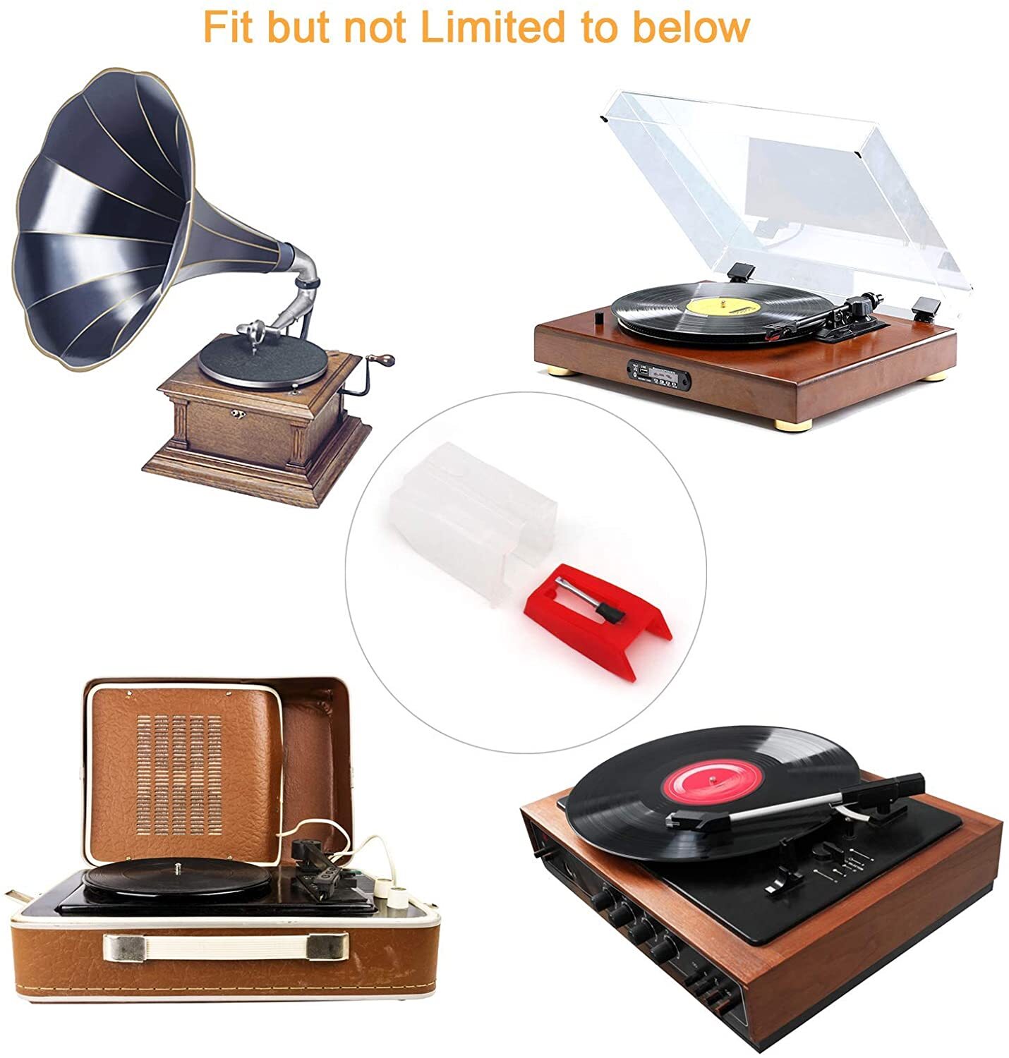 3X Diamond Replacement Turntable Cartridge Needles For Crosley Phonography US