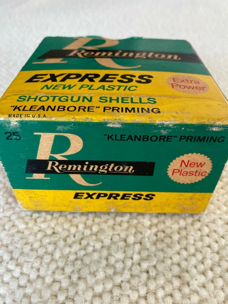 Remington Express 12 Gauge Shotgun Shell Box empty
