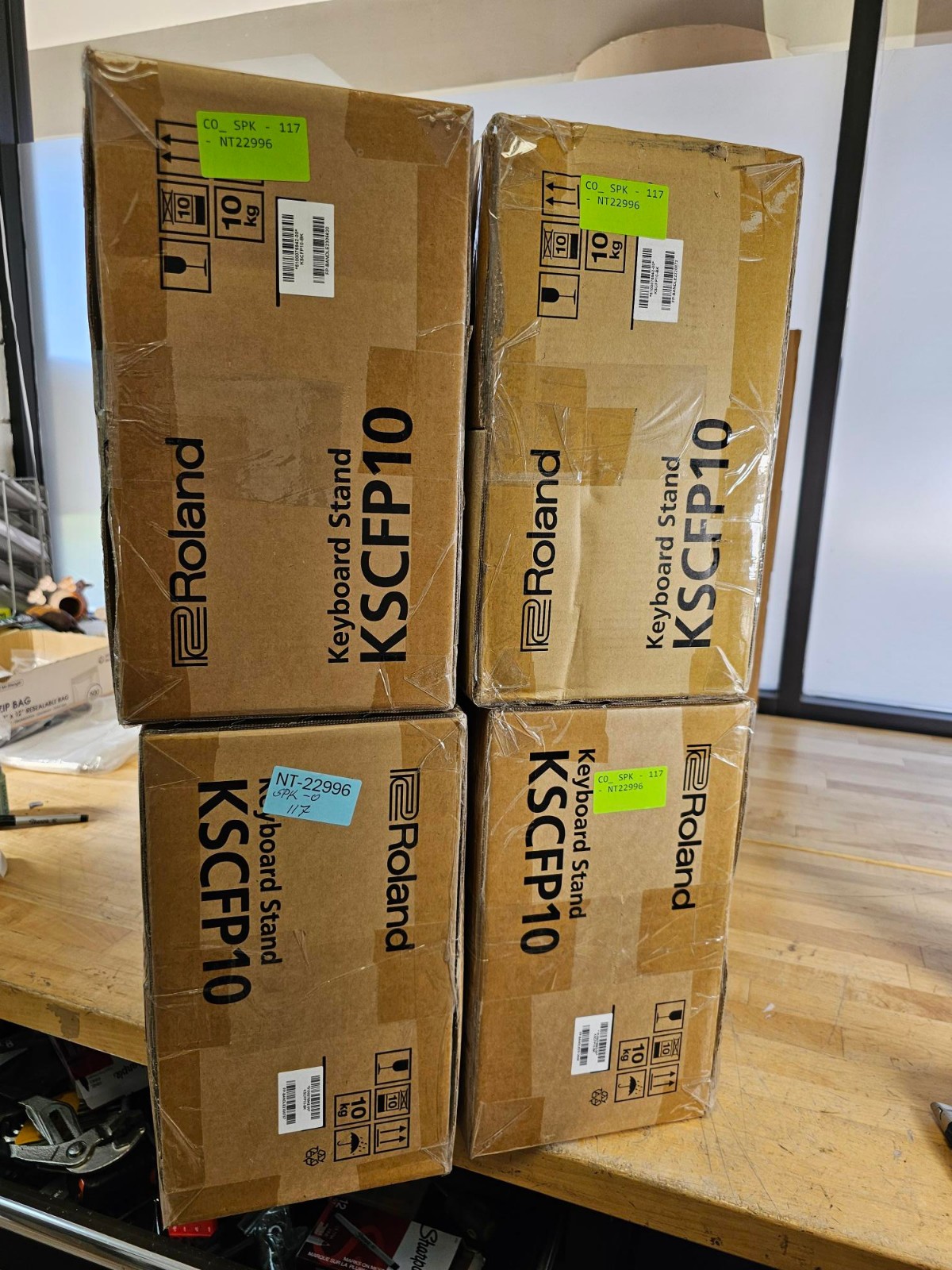 KSCFP10 - Black Piano Stand for the Roland FP10 & FP-10 ACR Roland Digital Piano