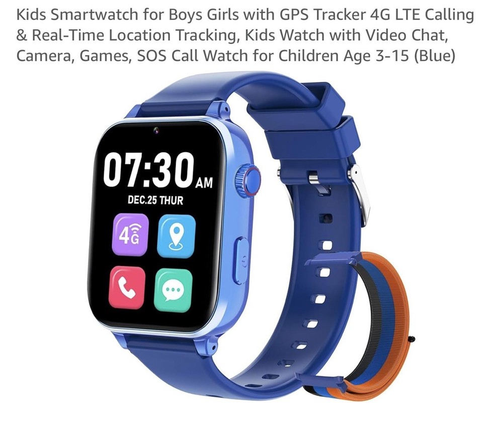 Kids Smart Watch Blue
