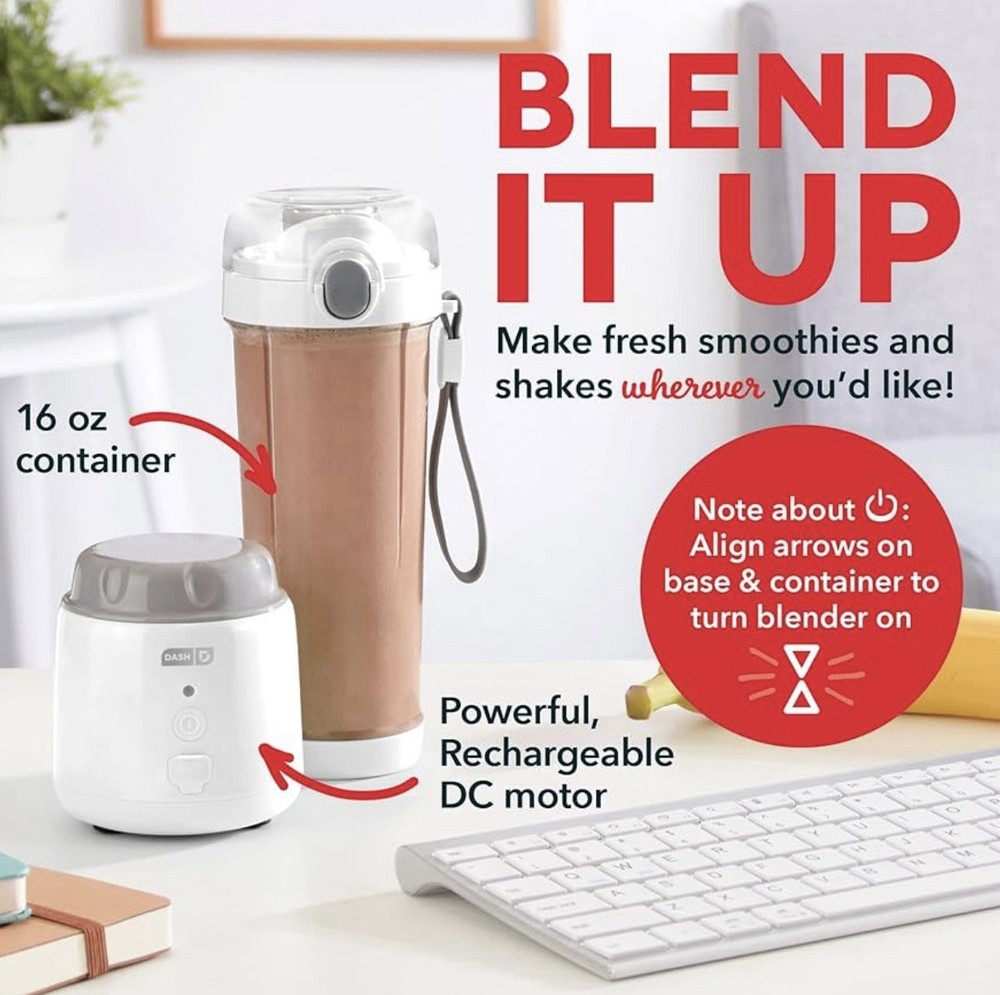 Dash Portable USB Blender White