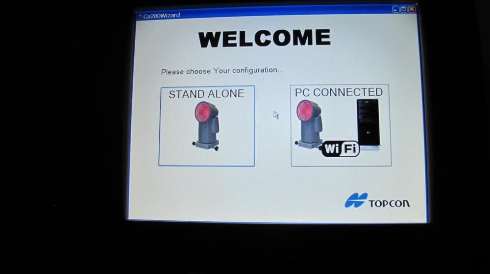 TOPCON CA-200 CORNEAL ANALYZER TOPOGRAPHER (UNTESTED) READ DESCRIPTION