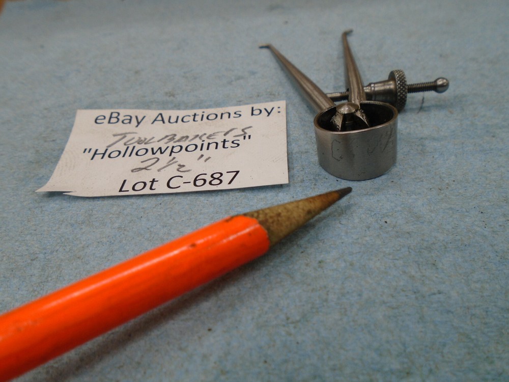Lufkin 142 ToolMakers 2" Inside Caliper Round Leg Solid Nut for Machinist C687