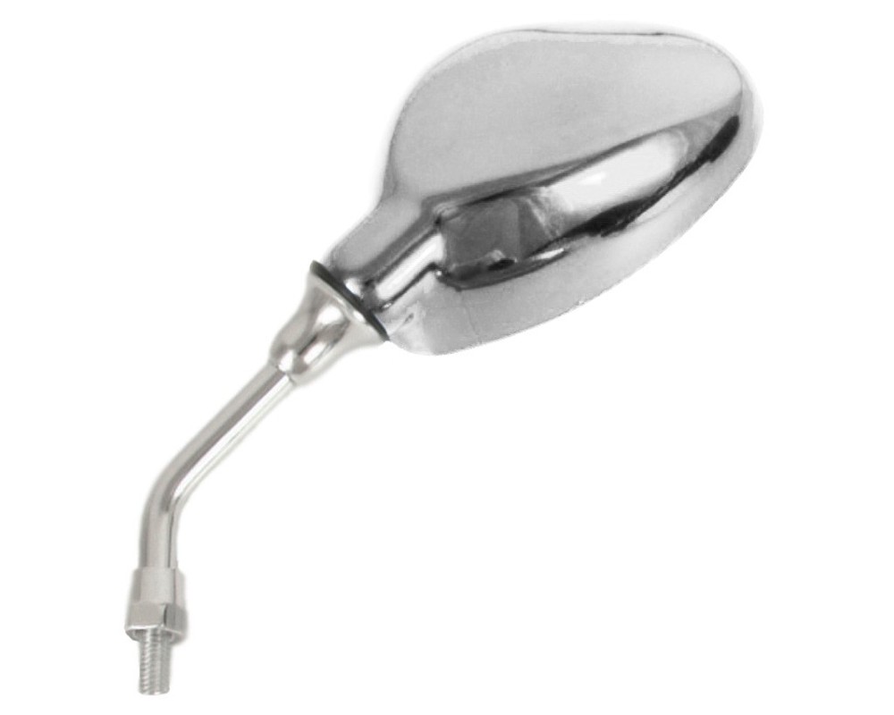 V PARTS SET, REAR VIEW MIRROR, DISPLAY, M8, THREAD RIGHT HAND, CHROME