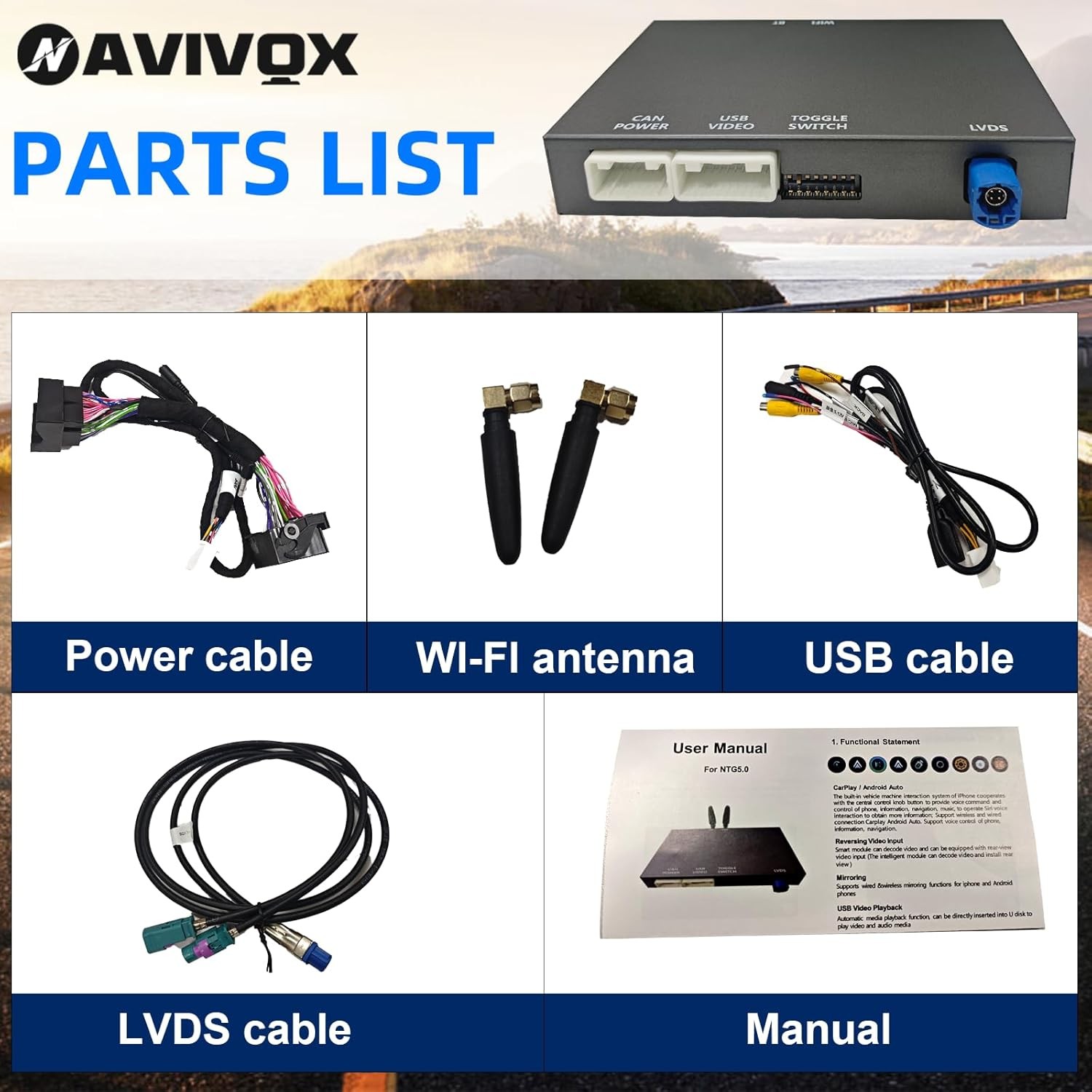 WirelessWireless Carplay Android Auto Retrofit For Benz S550 S W222 NTG5.0 15-18