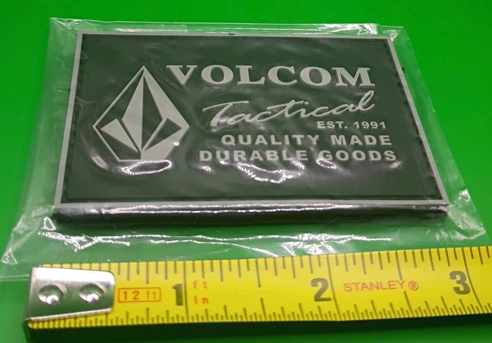 Tactical Patch Set 4pc: Wilson Combat, CMMG, NULA, Volcom - Hook & Loop Backing