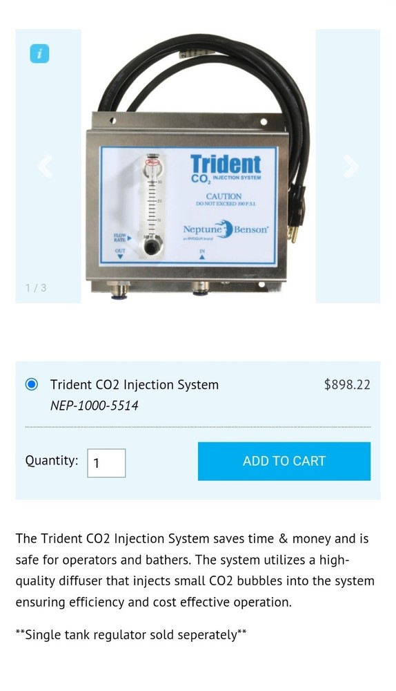 Neptune - Benson Trident Co2 Injection System