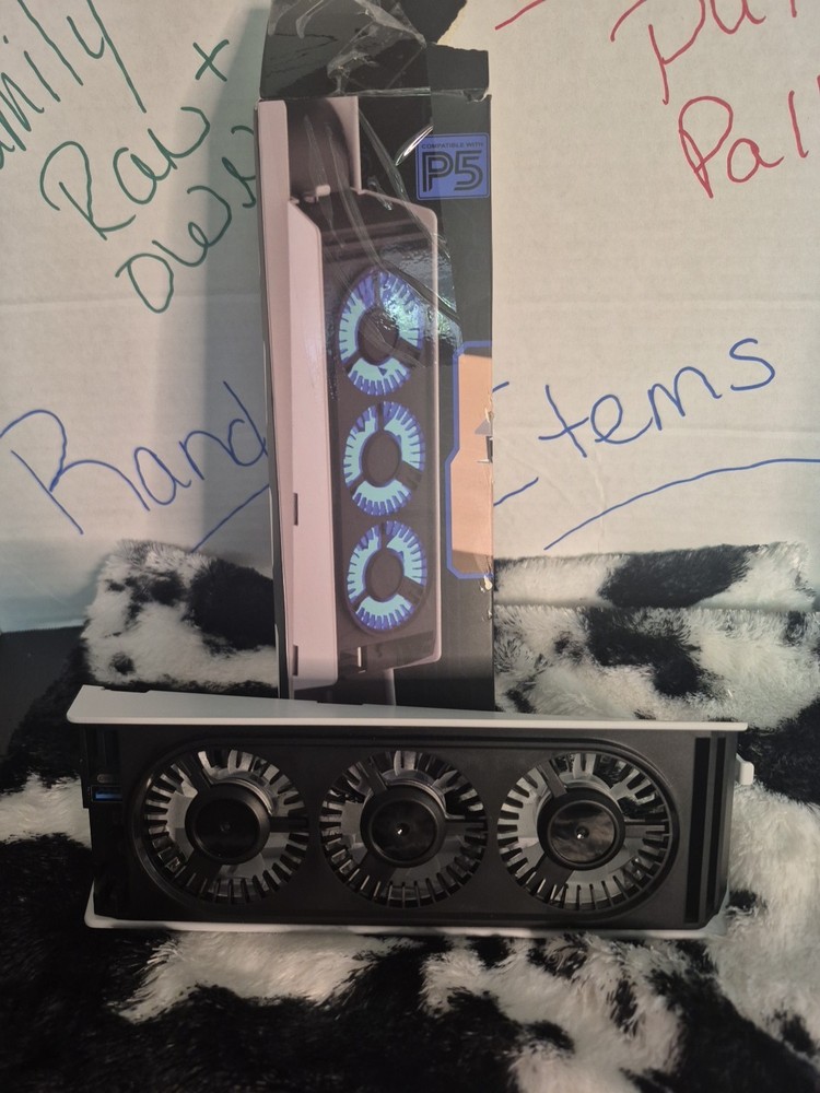 P5 Host Cooling Fan Compatible with PS5 host digital version or CD version