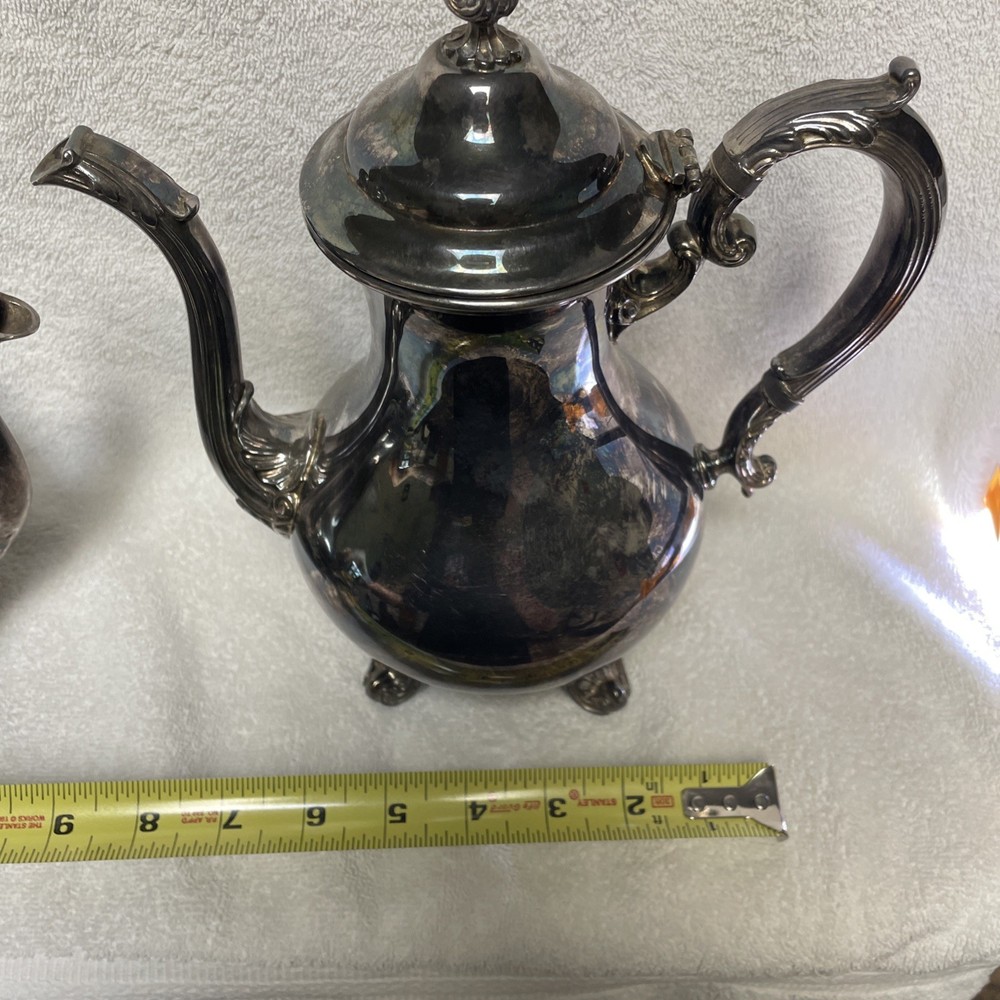 Vintage Gorham Silver Plated Tea Pot & Silver Plated Coffee Pot