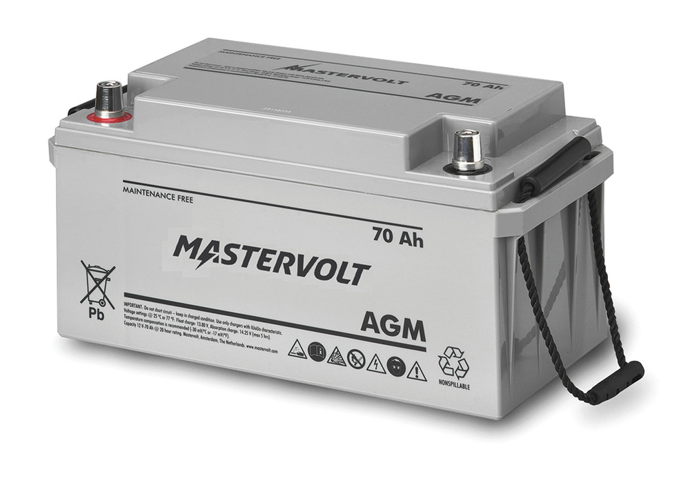 Mastervolt 62000700 12V AGM Battery, Group 27