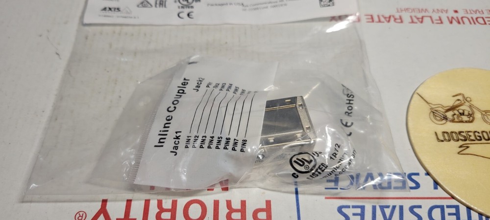 x8 AXIS 5503-771 Network Cable Coupler Camera Security Building Plug Female New!