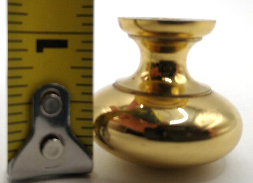 Brass Door Pull Ready to Install Gold Round Drawer Pulls Screws Vary 10 Count