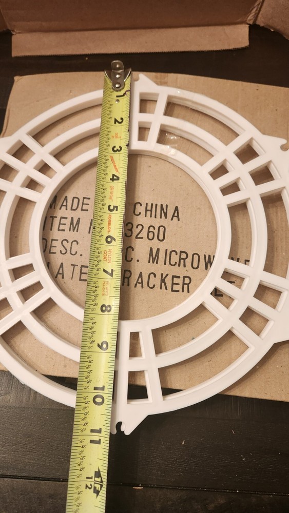 Microwave Plate Stacker Set Heats Up to Four Meals at Once #93260