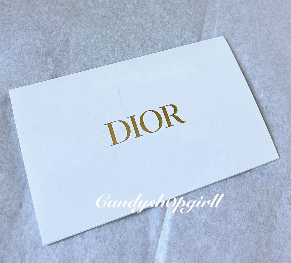 NEW DIOR White Gift Box & Envelope