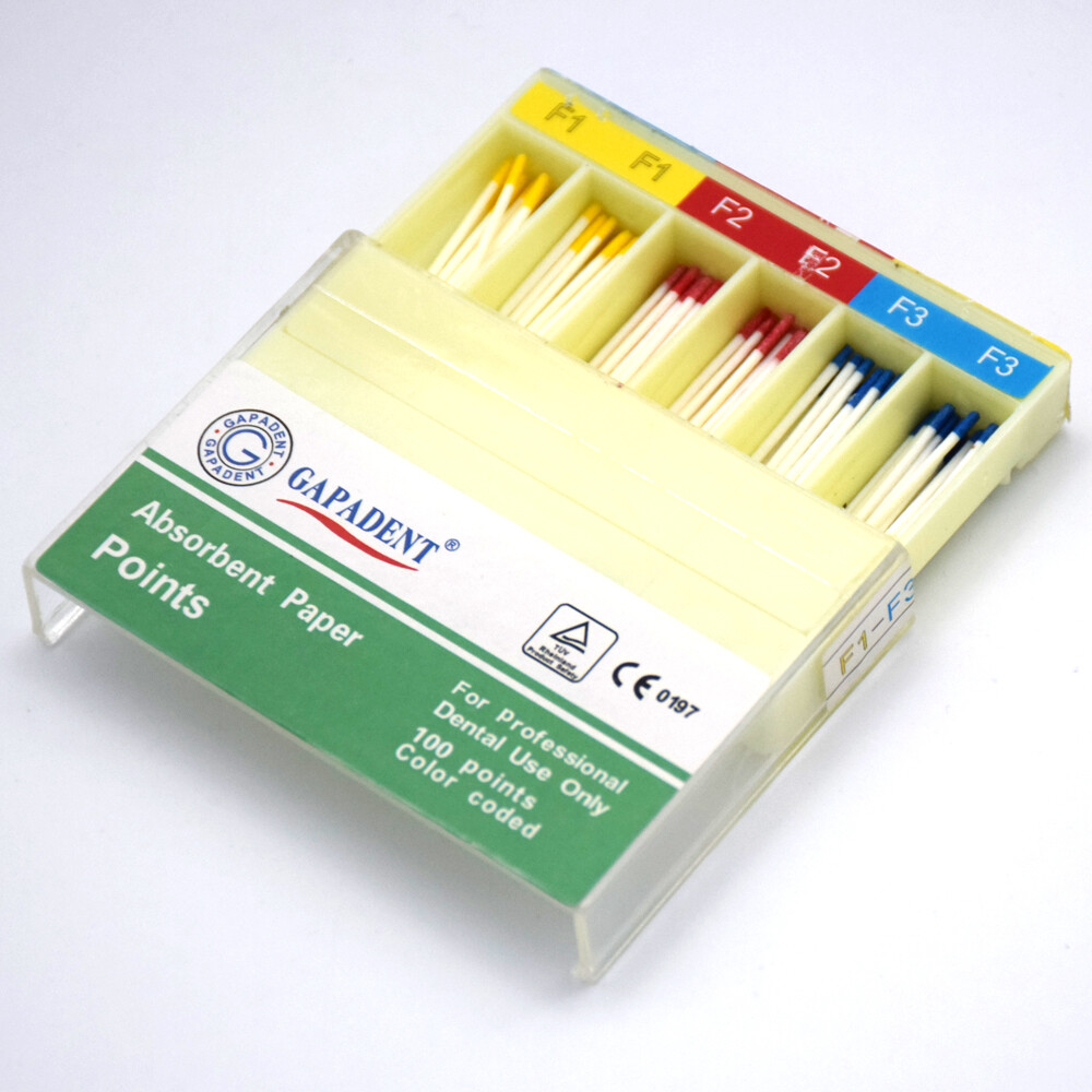 Dental Endodontics Root Canal Absorbent Paper Points Sterile Obturation