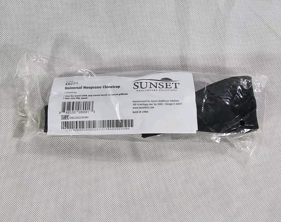 Sunset - CS006 - Premium CHINSTRAP - Black