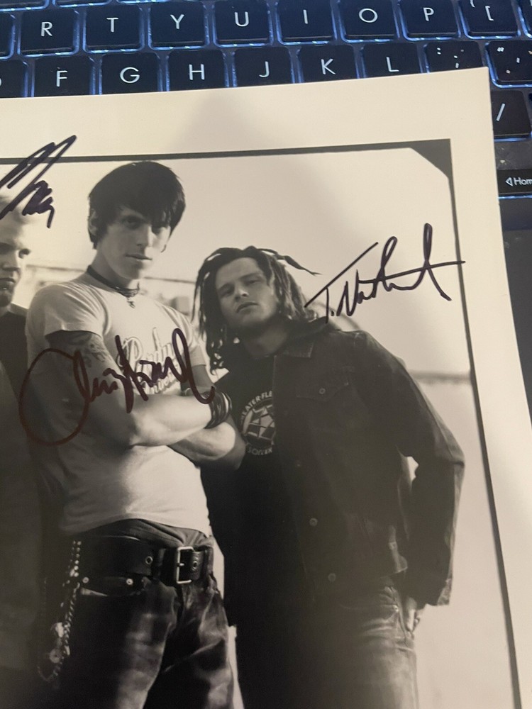 Blindside AUTOGRAPHED 8x10 4 Signatures