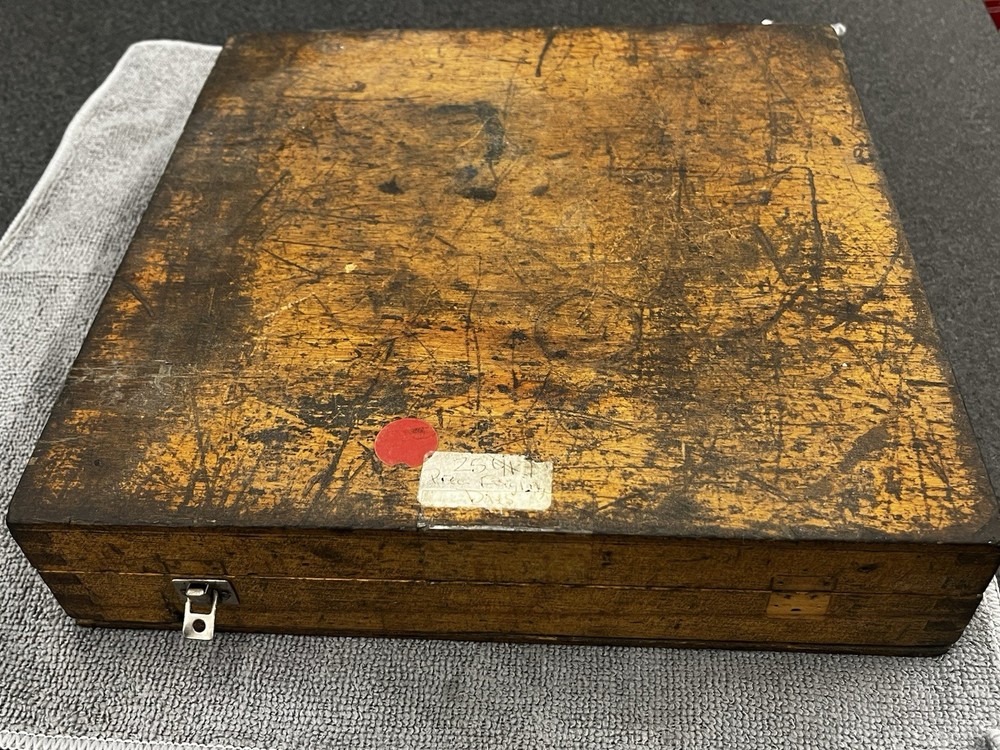 10" Frame Level Germany Box Square Karl Marx master precision machine spirit veb