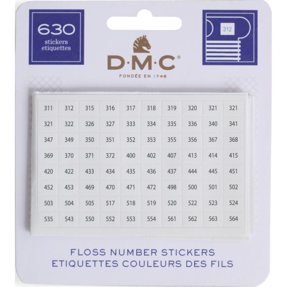 DMC - Floss Number Stickers, DMC6103