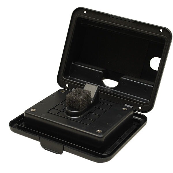 Jensen Boat Storage Compartment Box JSP20B | Black Plastic