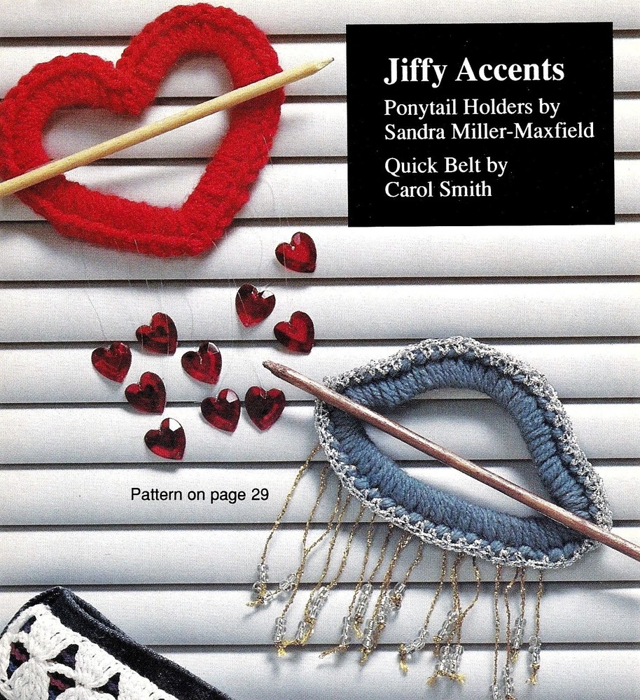 FUN Ponytail Holders/Apparel/Crochet Pattern INSTRUCTIONS ONLY