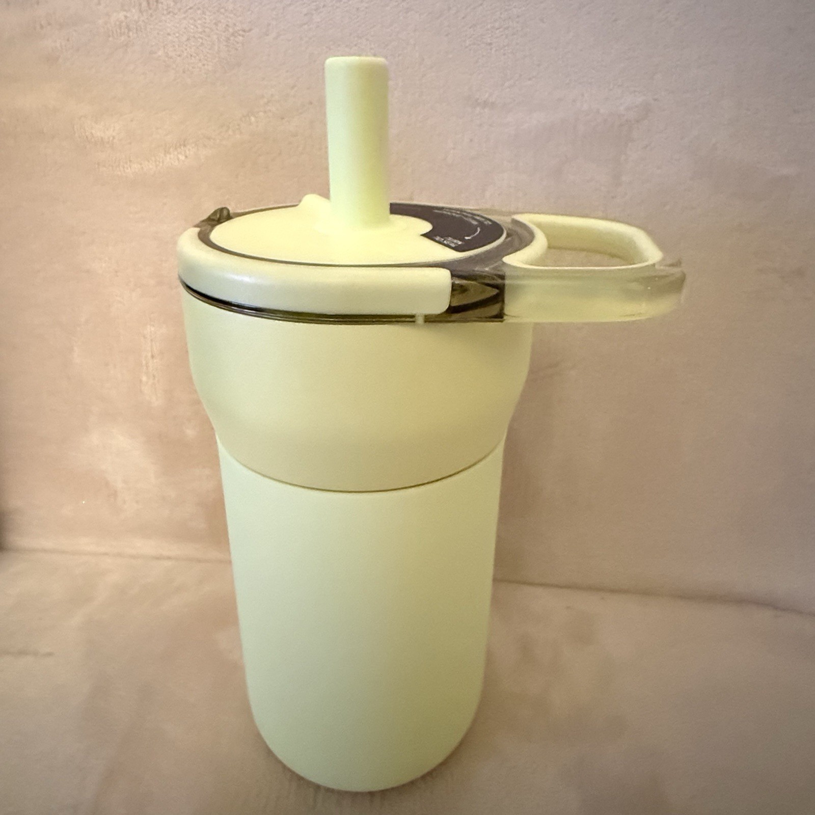 BrüMate | 12 oz LEAP | Straw Travel Kids Tumbler Prickly Pear Yellow