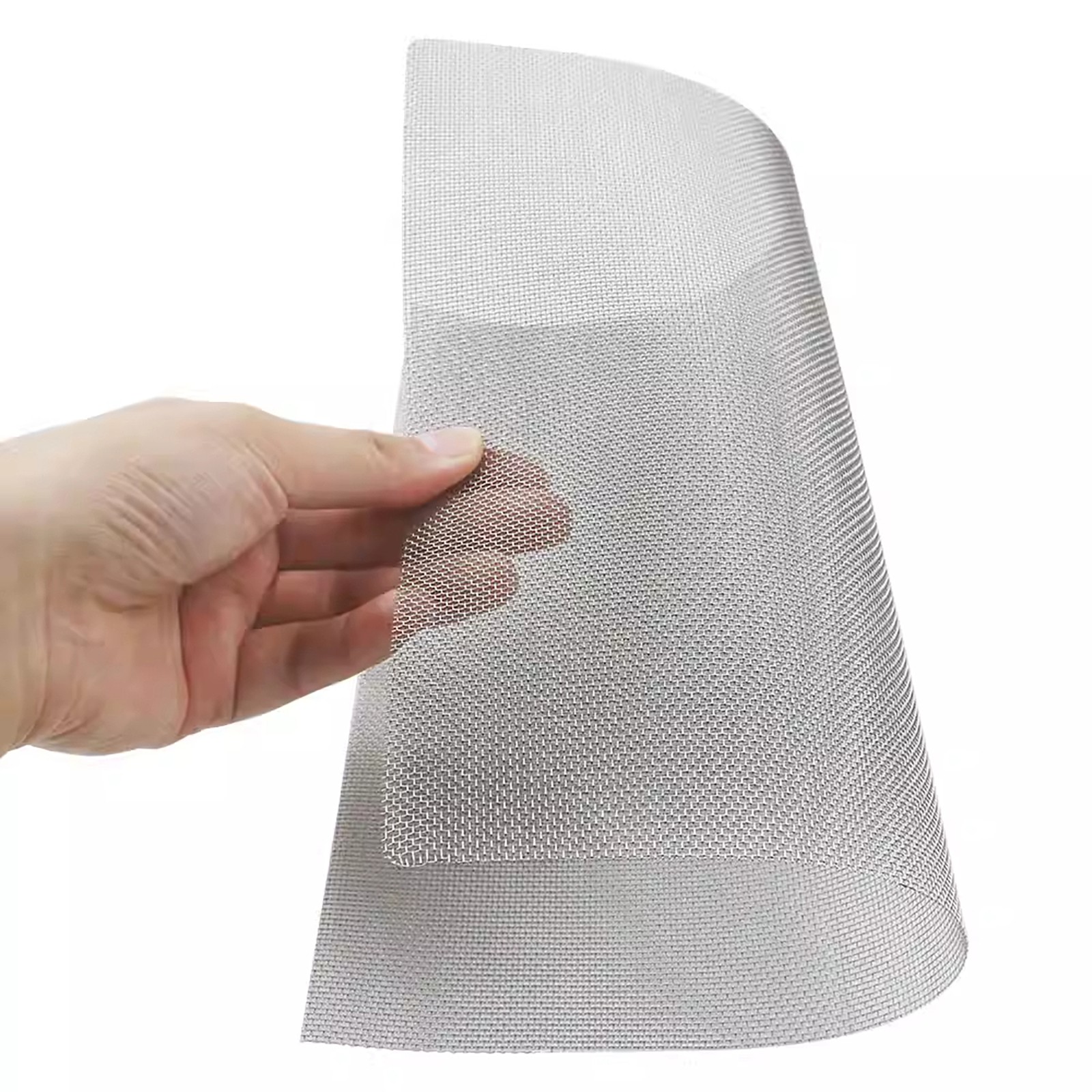 Stainless Steel Woven Wire Mesh (filter grading sheet) Metal Silk to Heavy Gauze