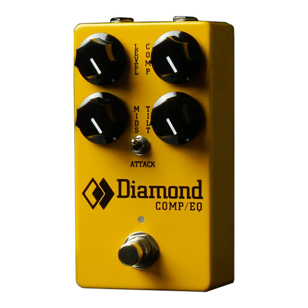 Diamond Comp-EQ Optical Compressor & EQ Pedal - Open Box