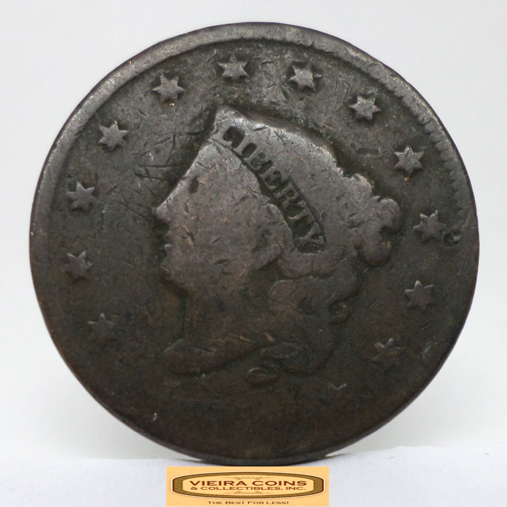 1835 Coronet Head Large Cent - #C48417NQ