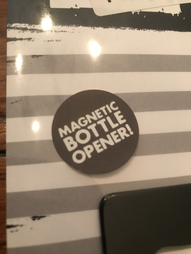 The Beard Made Me Do It Magnet & Bottle Opener Gift Set