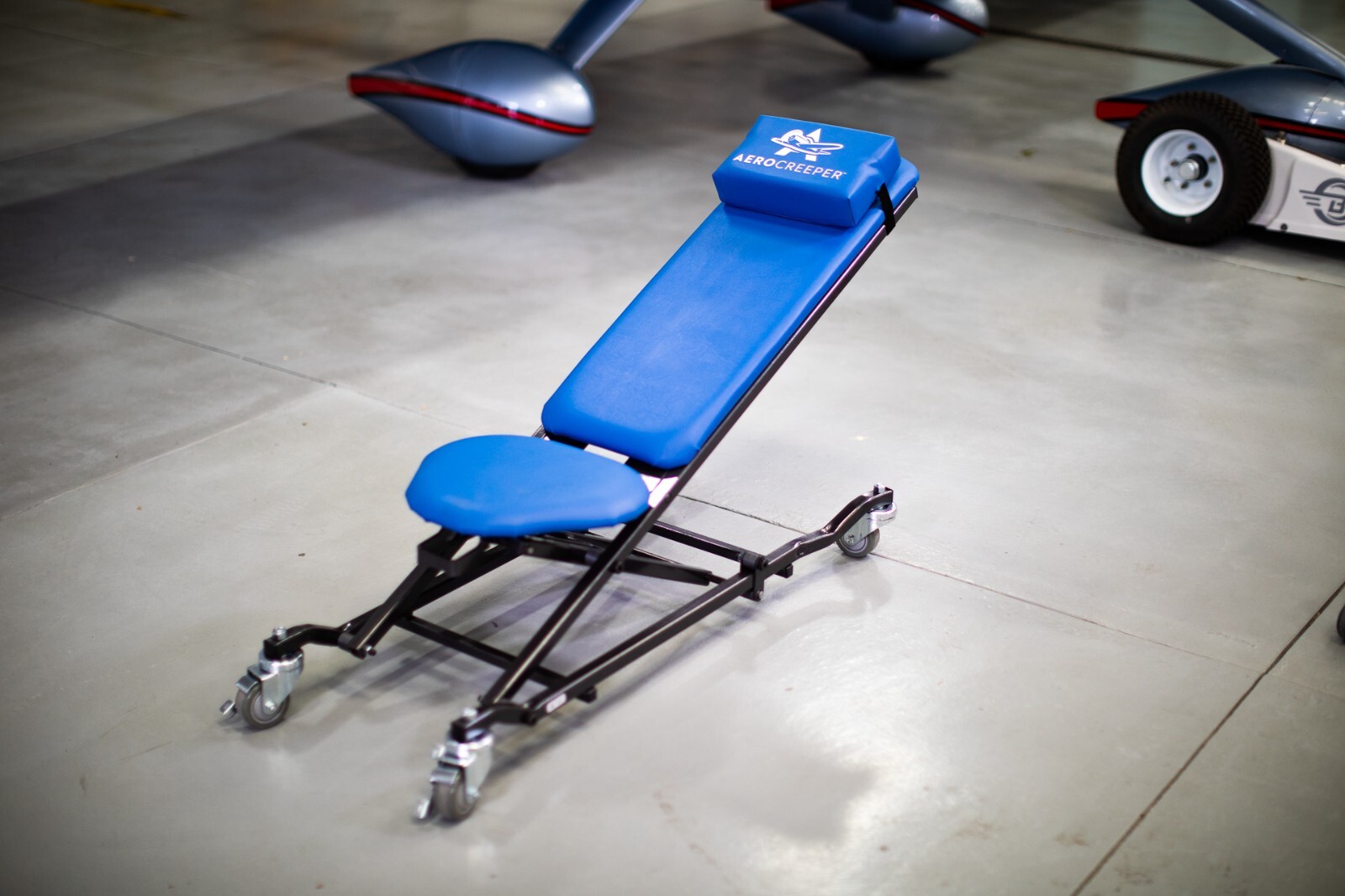 AeroCreeper Deluxe Pkg.; adjustable-height creeper