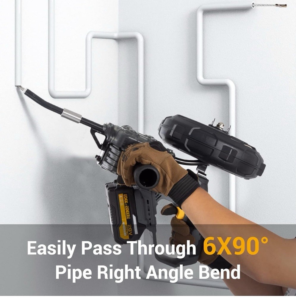 Cordless Professional Fish Tape Electric Cable Pulling Tool Brushless Motor