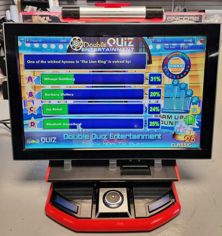 JVL Encore  iTouch HD3 Touchscreen Multi Arcade Video Game Machine - Megatouch