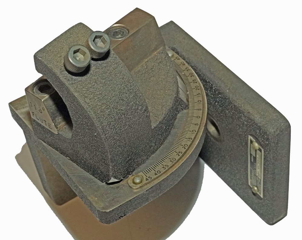 National Rochester Drill Bit Sharpening Fixture — Complete Set with Case