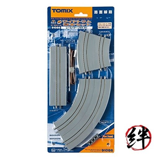 TOMIX N Gauge Wide Tram Mini Rail Set Basic Set MA-WT Pattern 91086 Model