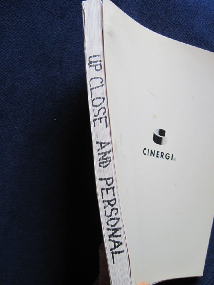 ORIGINAL SCRIPT for UP CLOSE & PERSONAL by JOAN DIDION & JOHN GREGORY DUNNE