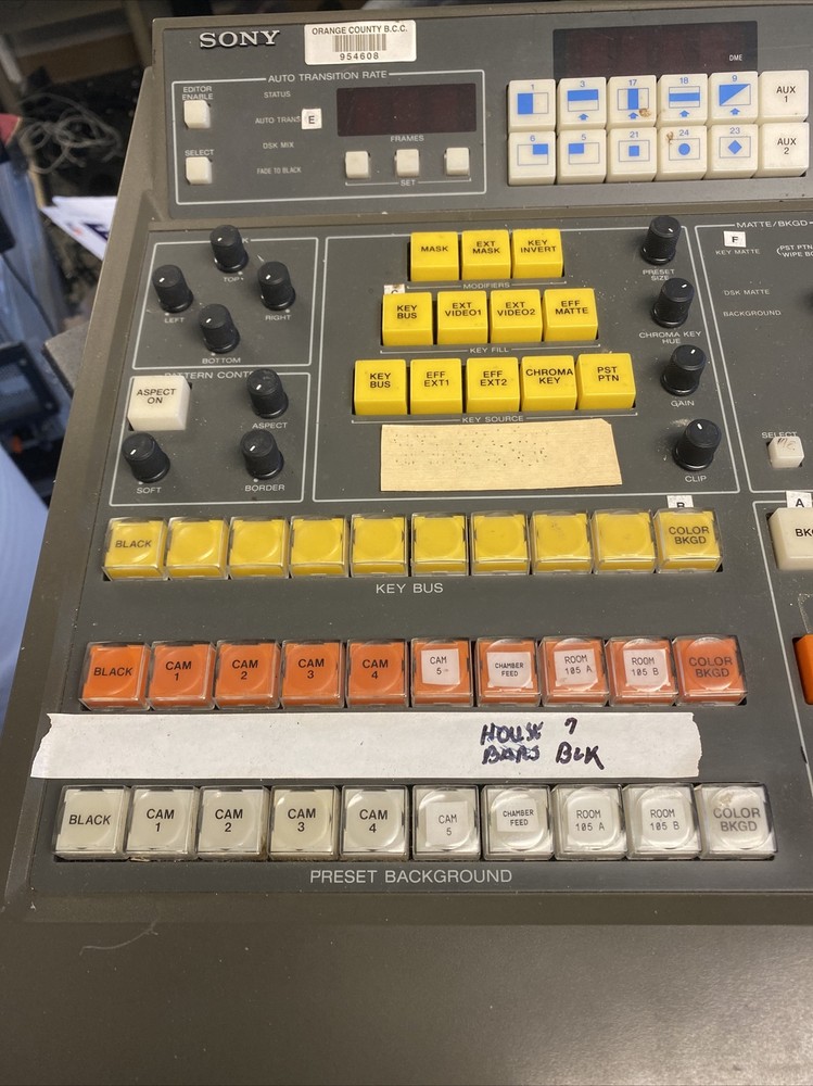 Sony Video Switcher BVS-3100 Editor Master Controller