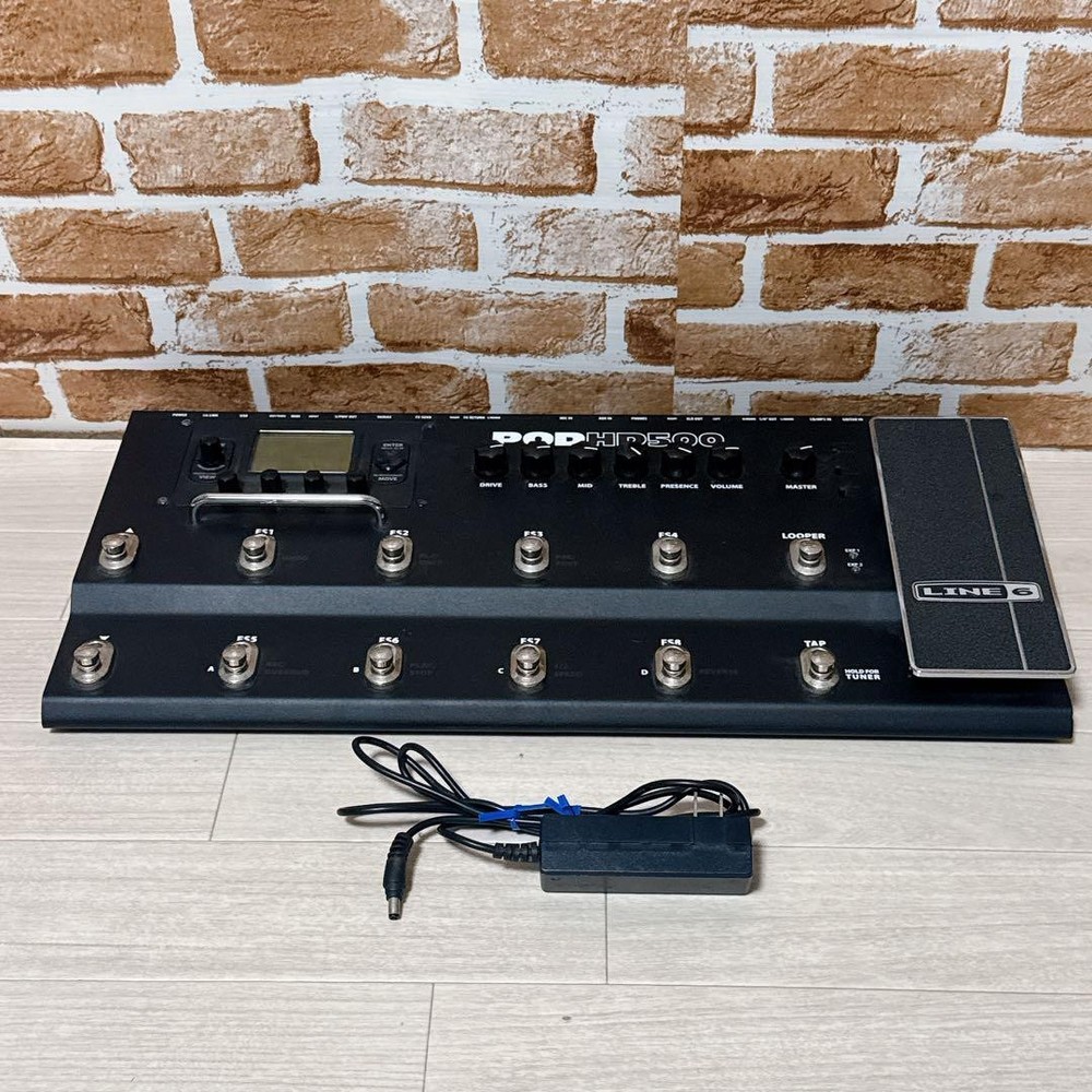 Line 6 POD HD500 Guitar Multi-Effects Processor Guitar Pedal Tested Good