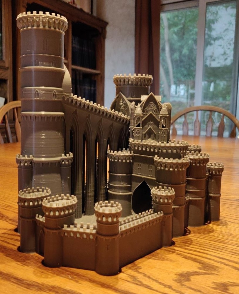 Gothic Castle Dice Tower Dice Roller Tray Tabletop RPG Scenery for DnD